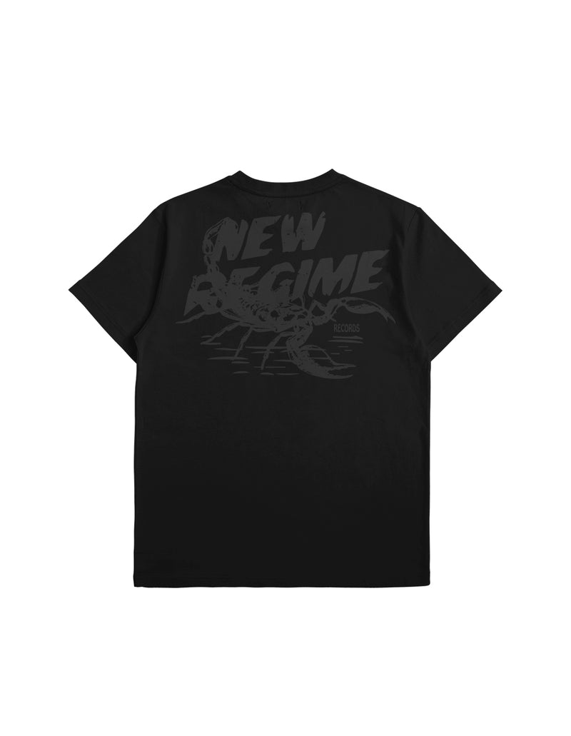 New Regime Records T-Shirt (Black/Black)