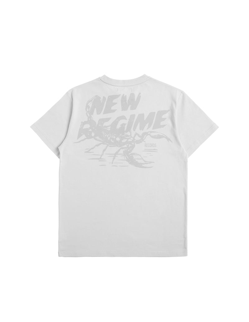 New Regime Records T-Shirt (White/White)